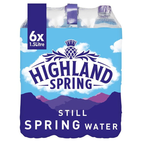 Highland Spring Still Water 1.5Ltr Case 6