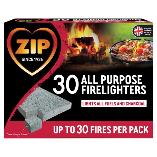 Zip Firelighters Pack 30