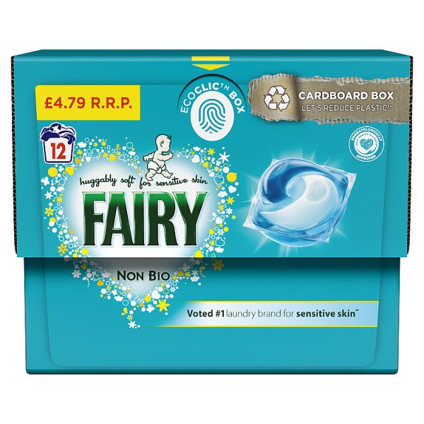 Fairy Non Bio Liquitabs 12 Wash