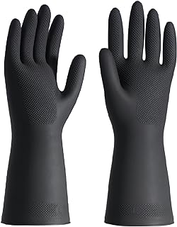 Optima Tough Rubber Glove Large No 9 Pair