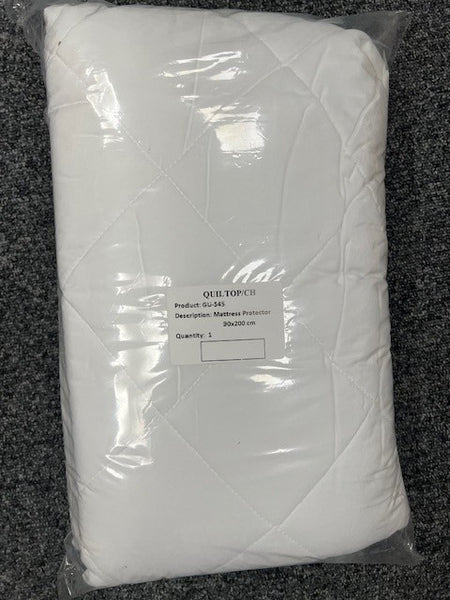 Mattress Protector White 90 x 200cm