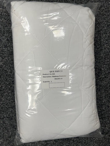 Mattress Protector White 90 x 200cm