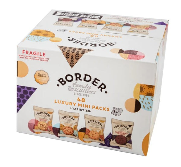 Border Luxury Mini Pack Biscuits Pack 48