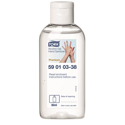 Tork Alcohol Gel Hand Sanitiser 80Ml Case 24