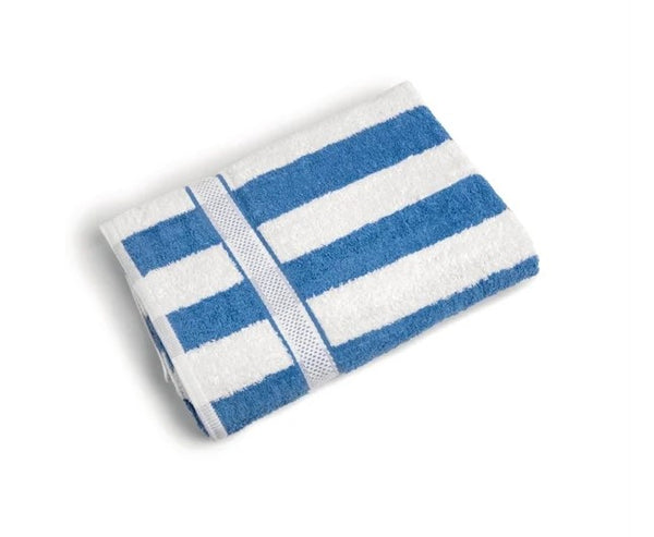 Splash Towel Blue Stripe 90 x 150cm 35.4 x 59