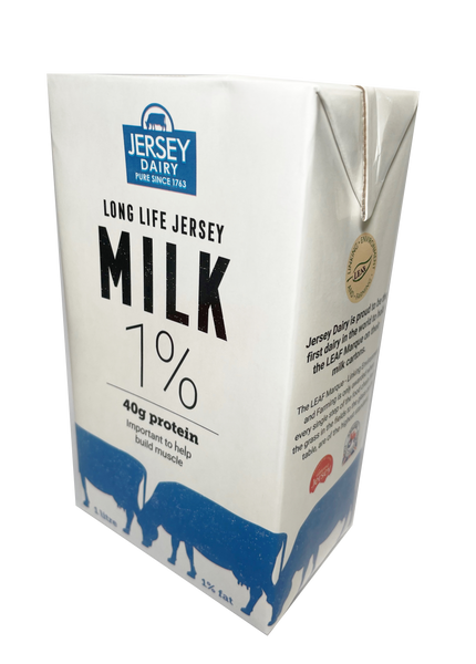 UHT 1% Fat Milk 1Ltr Case 12
