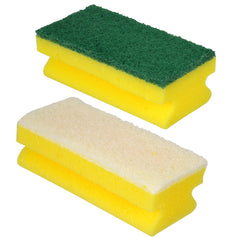 Vileda Sponge Scourer Green Pack 10