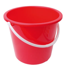 RS Bucket Plastic Red 10Ltr