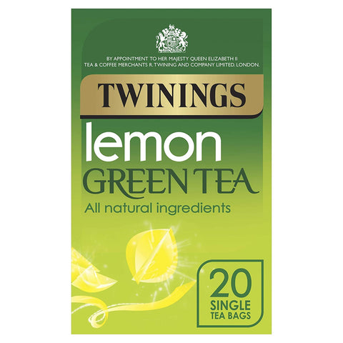 Twinings Green Tea Bags With Lemon Pack 20