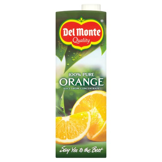 Del Monte Orange Juice Smooth 1Ltr