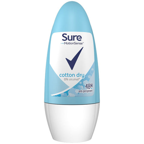 Sure Roll-On Cotton Dry 50Ml