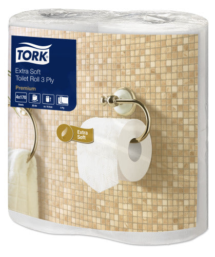 Tork 100170 Prem Toilet Roll 3Ply 170 Sheet Case 40
