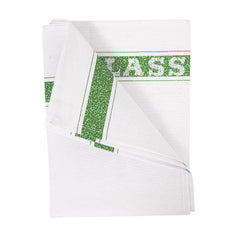 RS Linen Union Glass Cloth Green Pack 10